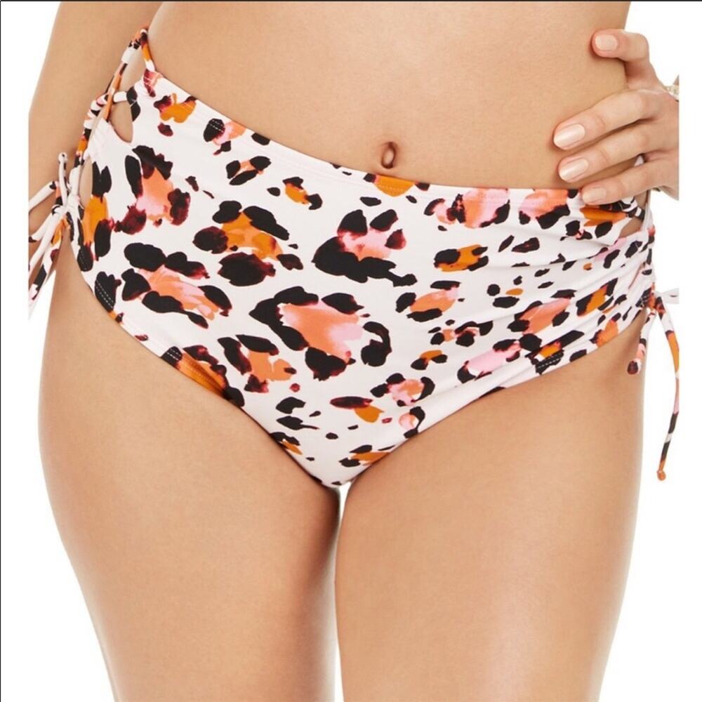Hula Honey Leopard high waist bikini swim bottom